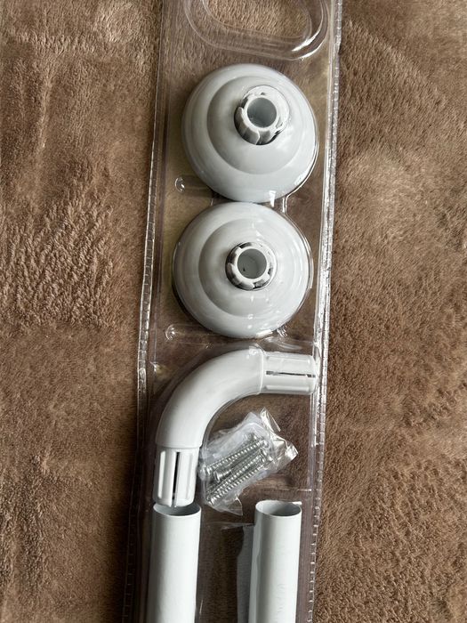 Нов неизползван алуминиев Корниз за баня 80х80 см