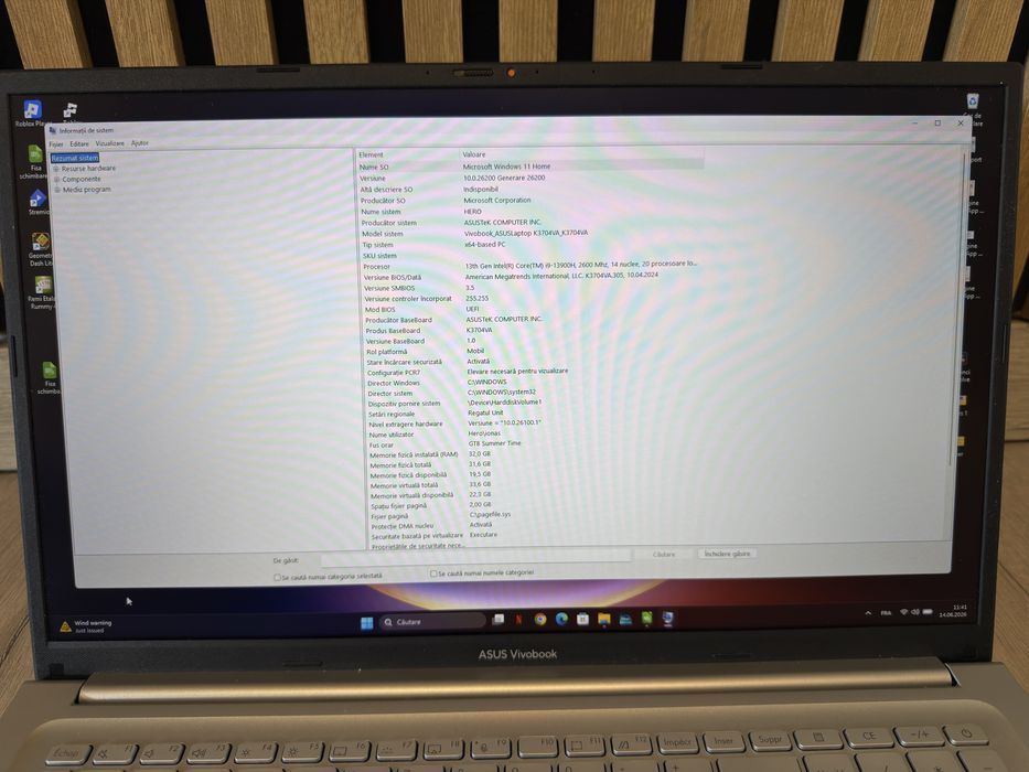 ASUS Vivobook 17X K3704VA | Intel i9-13900H | 32GB RAM | SSD 1TB