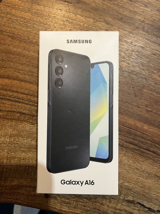Samsung A 16 нов черен. Купен е преди няколко дни  черен на цвят