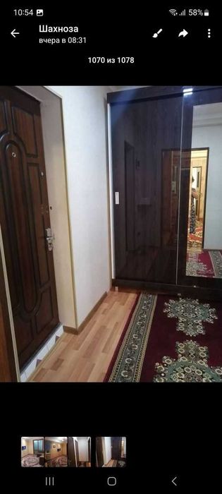 2-комнатная квартира, 58 м², метро Тузель — аренда