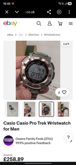 Casio Pro Trek PRW-2500T-7