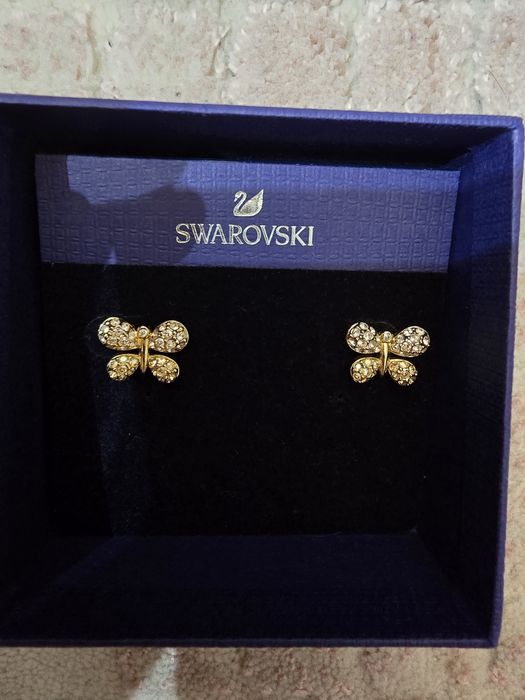 Cercei Swarowski fluturi