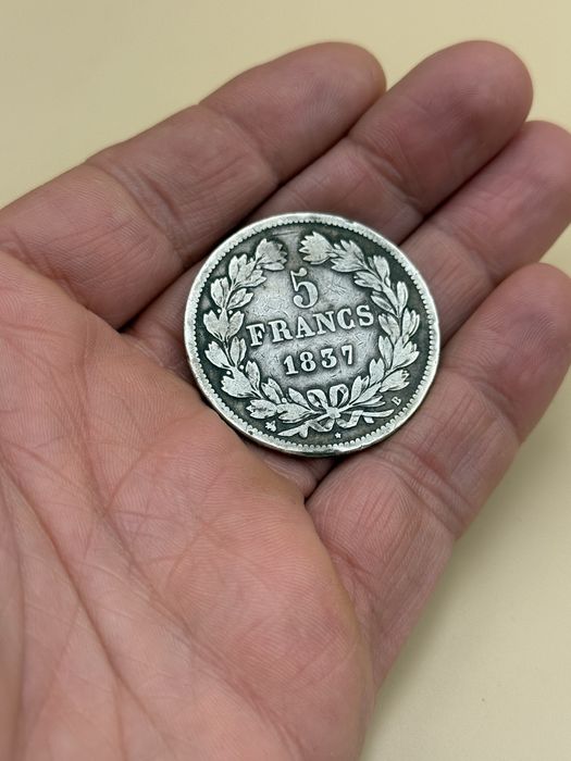 Moneda de argint franta 1837