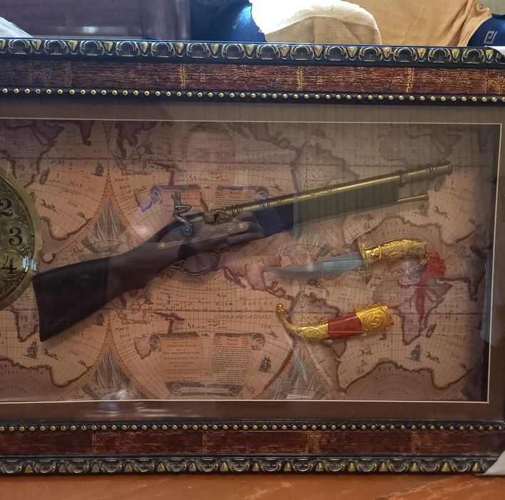 Часы настенные объемная картина