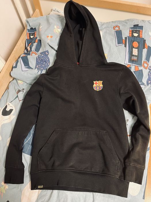 Черен суитчър тренкадис Барса, 12г, FC Barcelona