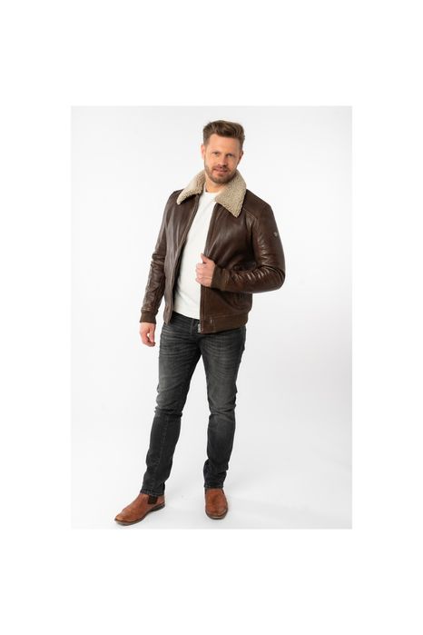 Geaca de Piele Barbati Mauritius Maro MMBrovig