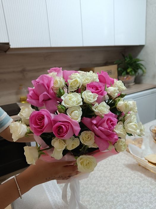 Свежие букеты цветов