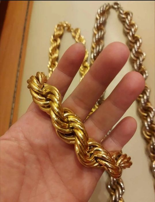 Lanturi hiphop rapp USA placate aur 14kb foarte groase