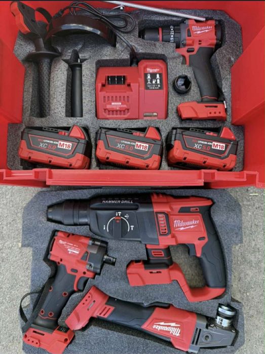 Комплект Milwaukee M18 4 Инструмента