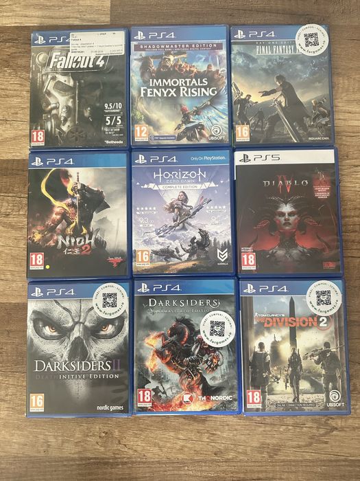 Pachet jocuri 9 jocuri PS4 si PS5