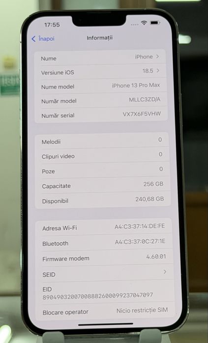 iPhone 13 Pro max, Pret 2100 lei