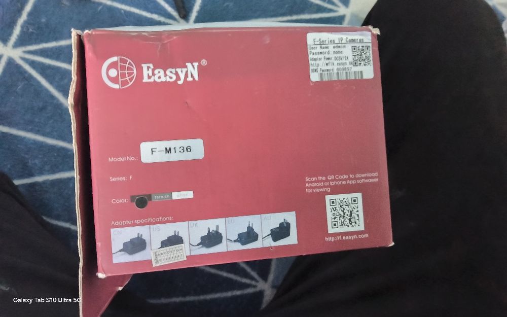 Camera video rotativă EasyN model F-M136