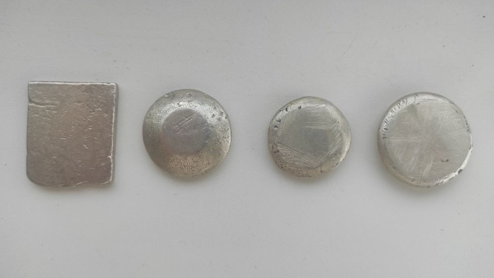 Серебро в слитке. Не ниже 925 пробы. Цена 900тг. За грам.