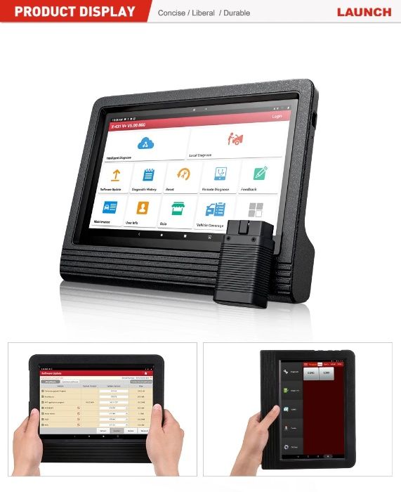 Автомобилна диагностика LAUNCH X431 V+ 10 инча - модел 2024