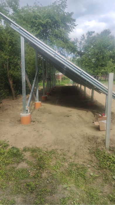 Sistem complet de montaj la sol 20 panouri fotovoltaice