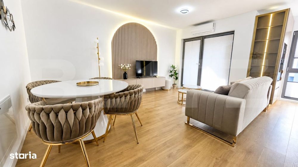 Apartament modern cu 3 camere, 65 mp, parcare subterana, Calea Moldove — fotografia 1