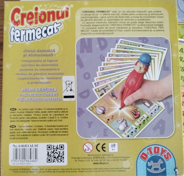 Joc Creionul fermecat Alfabetul