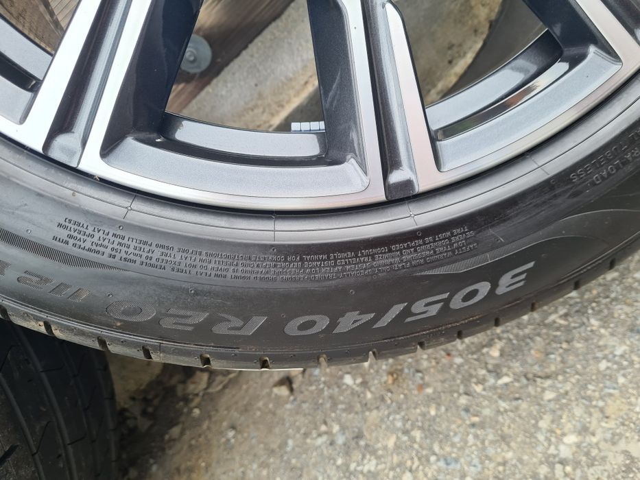 Оригиналти нови джанти с нови гуми за BMW X5, X6, X7 
 20 цола на