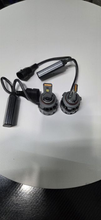 Set 2 Becuri LED HB3 Canbus 120W – 12000 LM, 6000K Alb Rece, V20