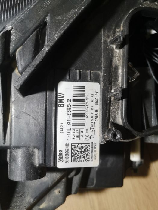 Far stanga bmw seria 3 GT f34 lci full led