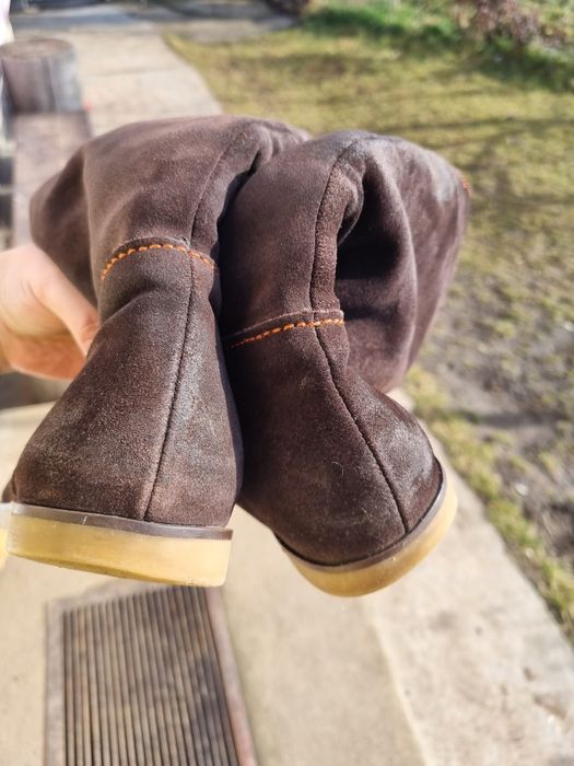 Cizme Emu piele intoarsa dublata cu lana