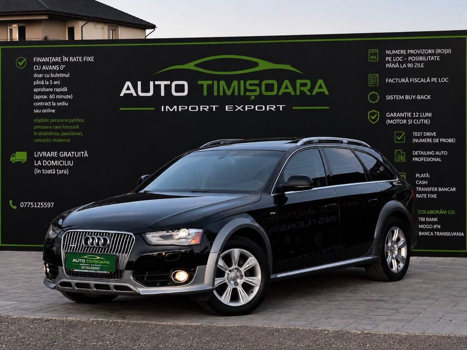 Audi A4 Allroad S-Line 2.0 TFSI 225 CP 2015 Euro 6 Automata 4x4 Finantare Livrare