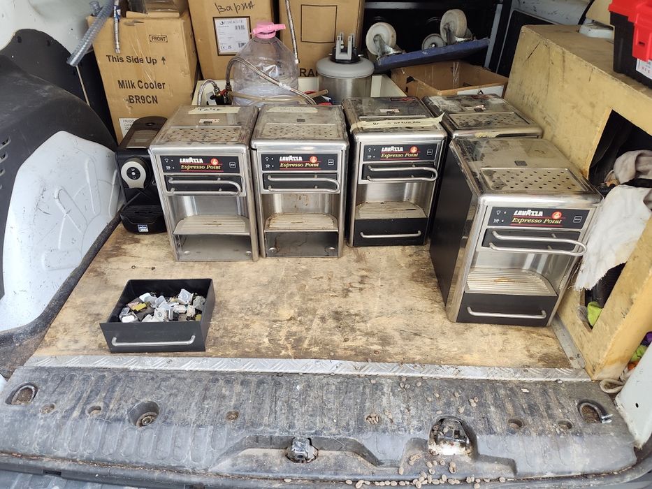 Крупсове 7бр за части или ремонт и LAVAZZA POINT