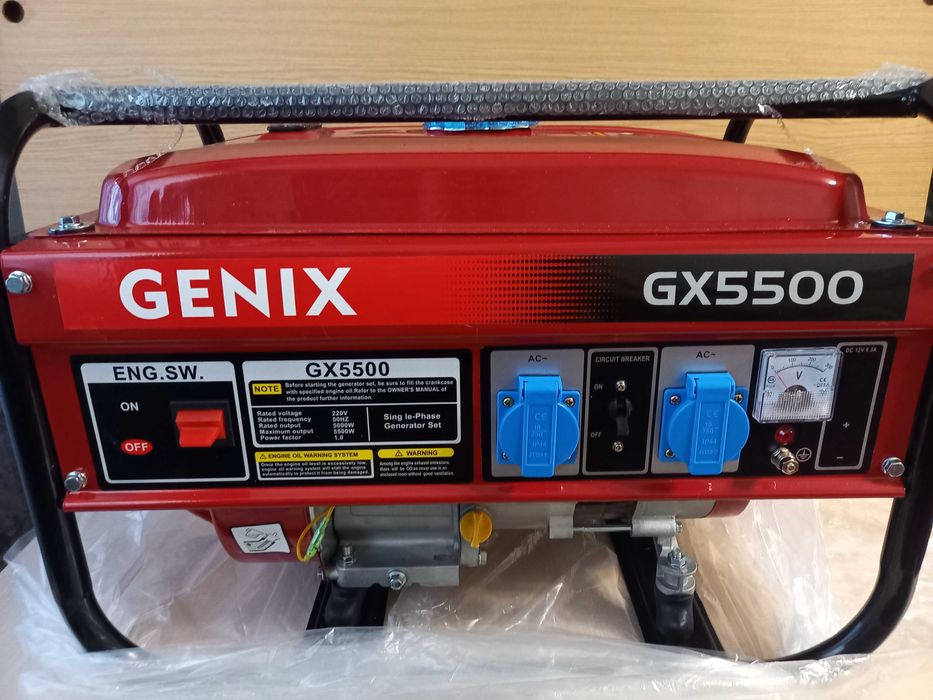 Генератор бензиновый 5.5 кВт новый.