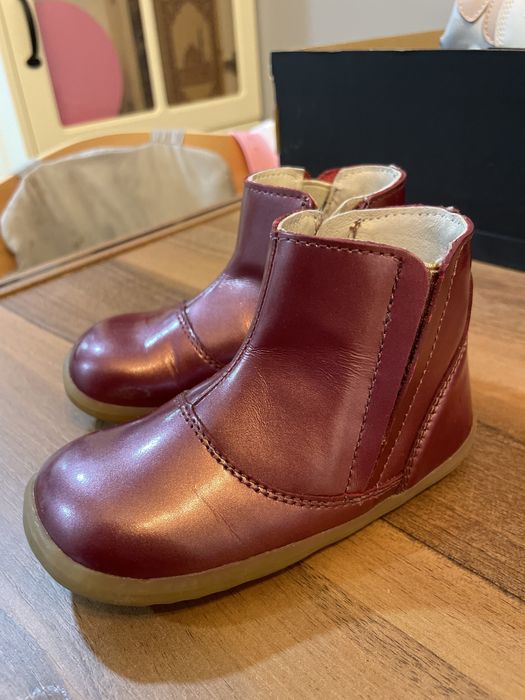 Bobux Step Up Лачени боти за бебе 22 размер