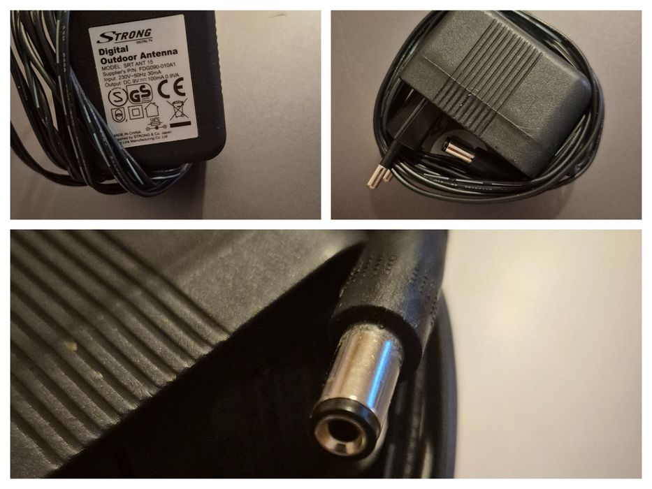 Alimentator adaptor Strong:SRT ANT 15 9V -- 100mA incarcator  AC/DC
