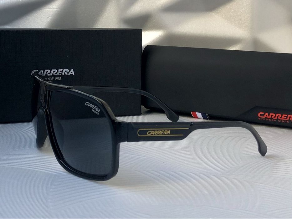 Мъжки слънчеви очила маска carrera 2 цвята черни