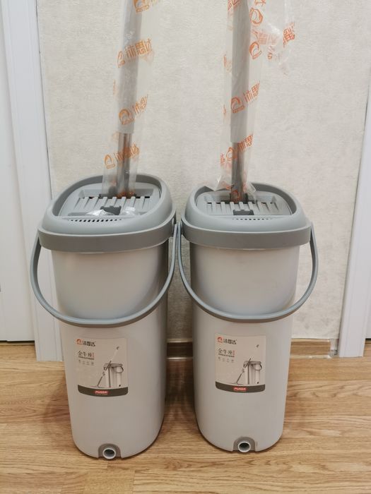 Большое Ведро с отжимом шваброй