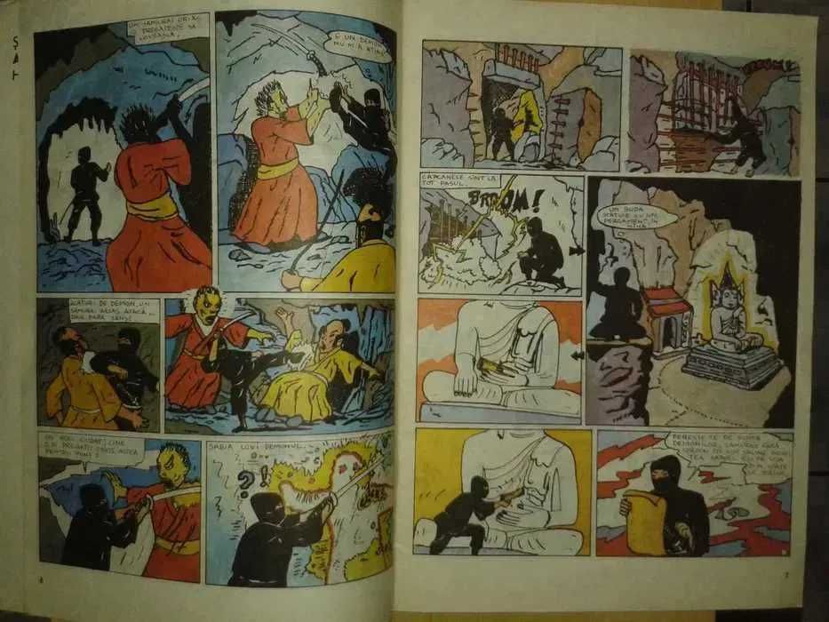 Revista romaneasca de benzi desenate Aventurile Unui Ninja