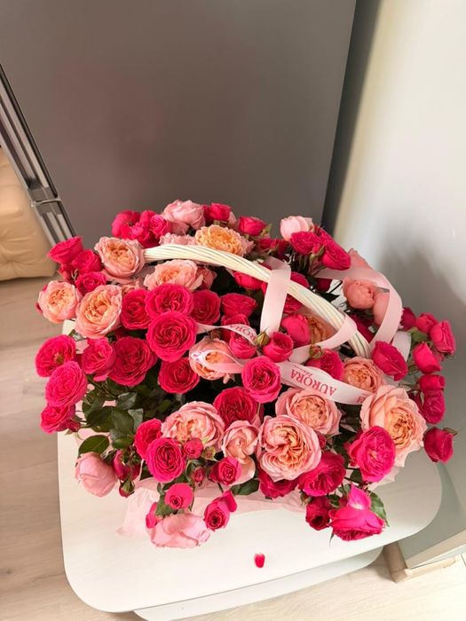 Кустовые розы свежийй