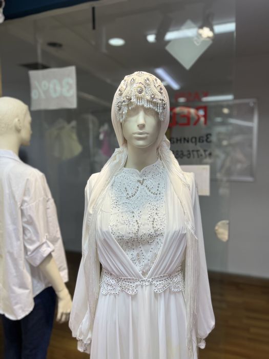 Платье турецкое платок ручной работы