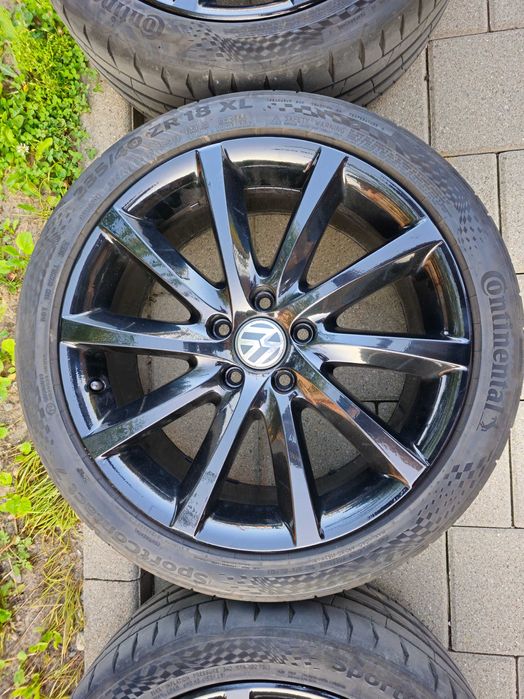 Set de 5 jante Samarkand 18" cu Cauciucuri Continental Sport Contact