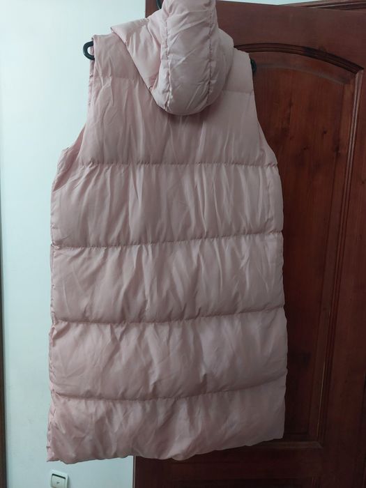 Дамски дълъг елек в розово