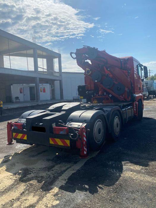 Cap tractor MAN TGX 28.440 cu macara 2013 Euro 5
