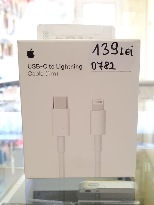 Cablu de date type c lightning Apple iPhone 15 14 13 12 5 6 7 8 x 11