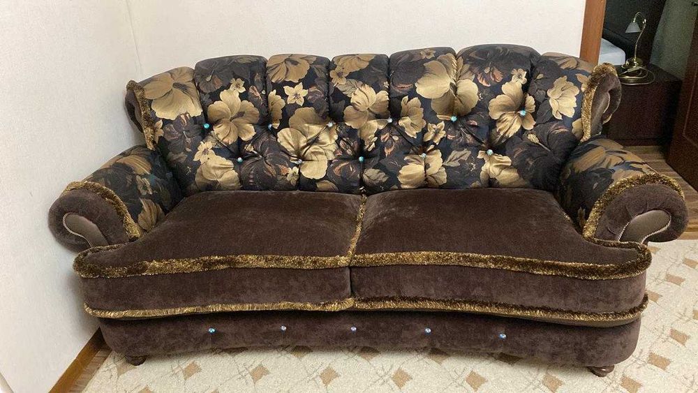 Мягкий уголок диван и кресло