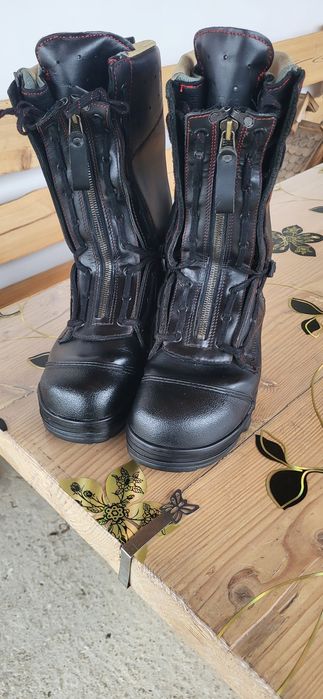 Cizme piele bocanci protectie pompieri germania ews awg svsu isu