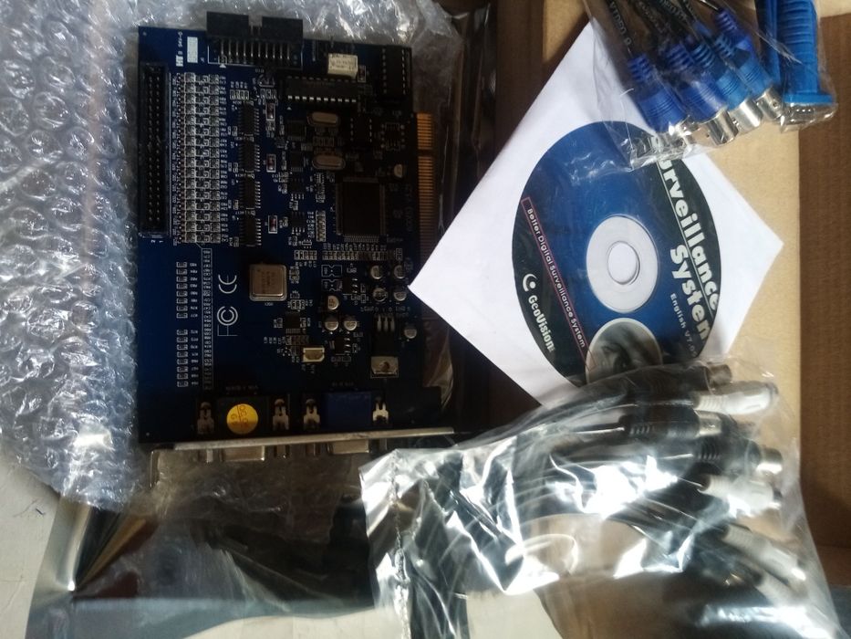 DVR видео карта PCI за Видеонаблюдение нов комплект за компютър