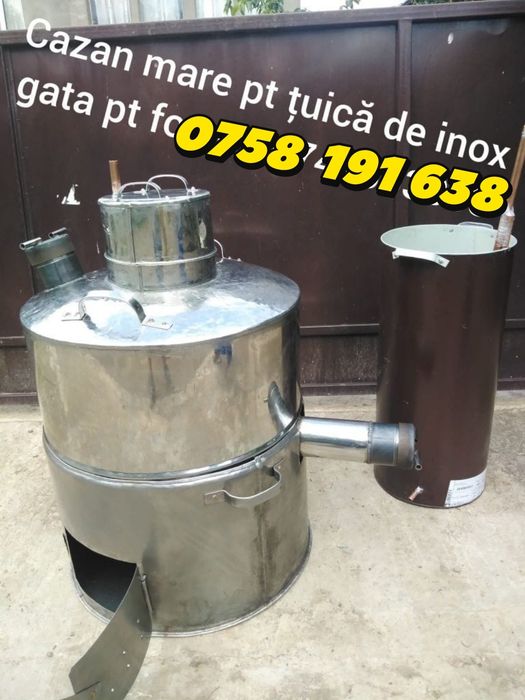 Vand cazane de tuica din inox. Totul nou de calitate trimit an tara