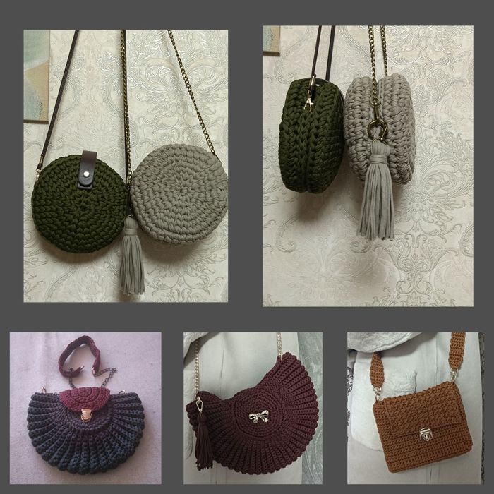 Сумочки вязанные