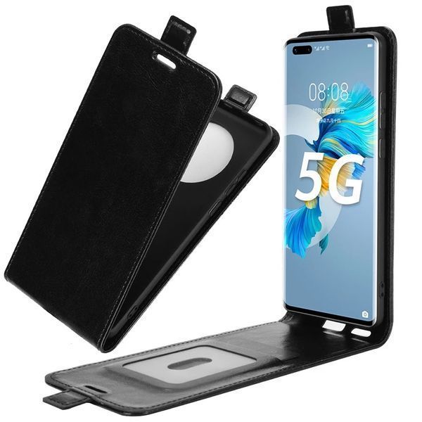 Huawei Mate 40 Pro / P40 Lite E / P30 / Y6p / Вертикален кожен калъф