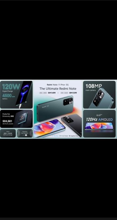 Redmi Not 11 pro pilus 5G