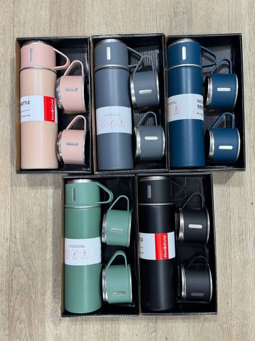 Термос с кружками / подарочный набор