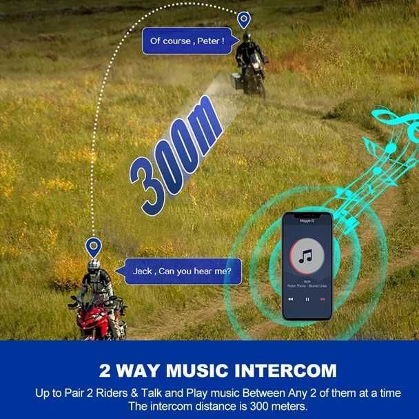 Intercom Bluetooth Handsfree Moto/Scuter/ATV