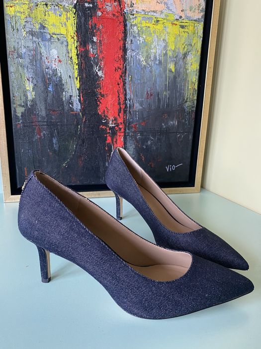 Нови обувки Ralph Lauren Lanette Denim Pump— размер 6,5 B (US), UK 4, EUR 37
