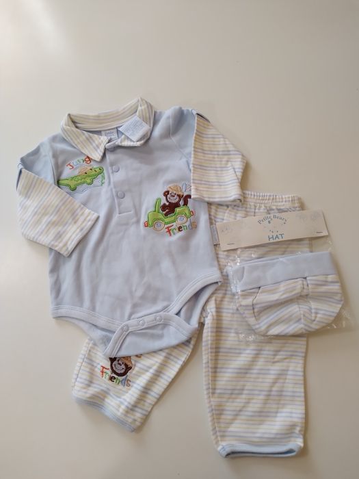 Сет детски бебешки дрехи от 0 до 6м.